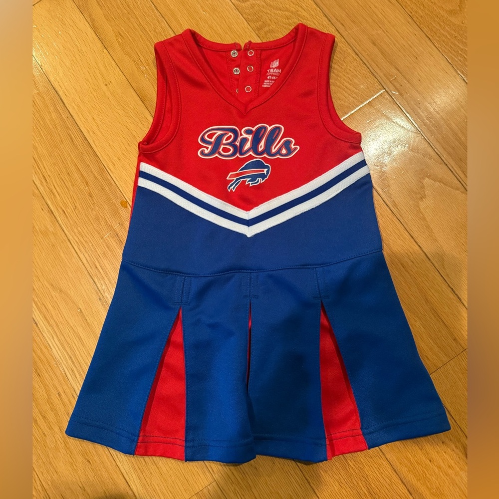 Buffalo Bills girls Cheerleader Dress 4T